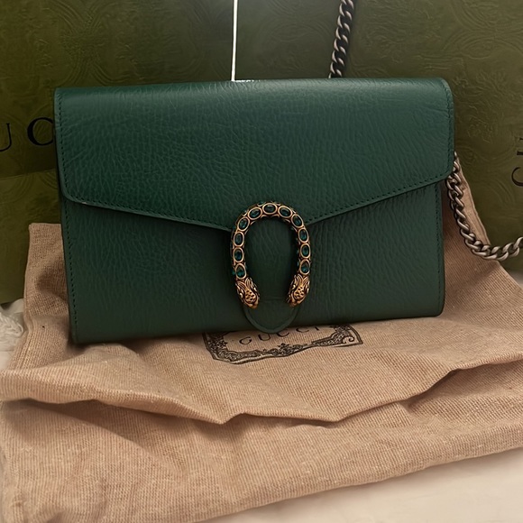 Gucci Dionysus mini leather chain wallet, authentic, proof of purchase available - Picture 3 of 8